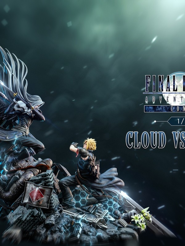 Fantasy Studio Final Fantasy Sephiroth vs Cloud Strife 1/4 Statue